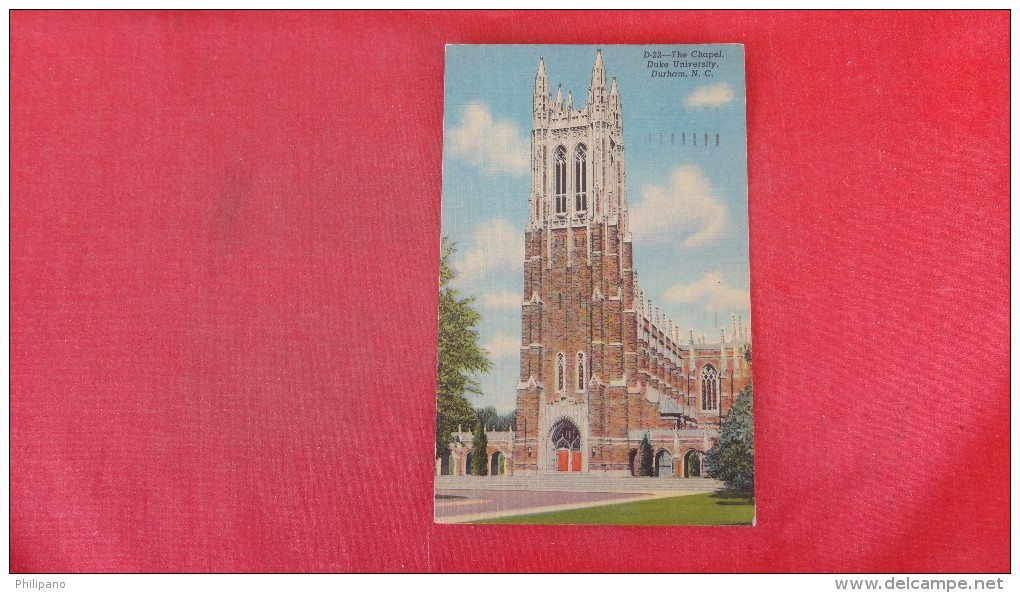 - North Carolina> Durham  The Chapel Duke University-------1813 - Durham