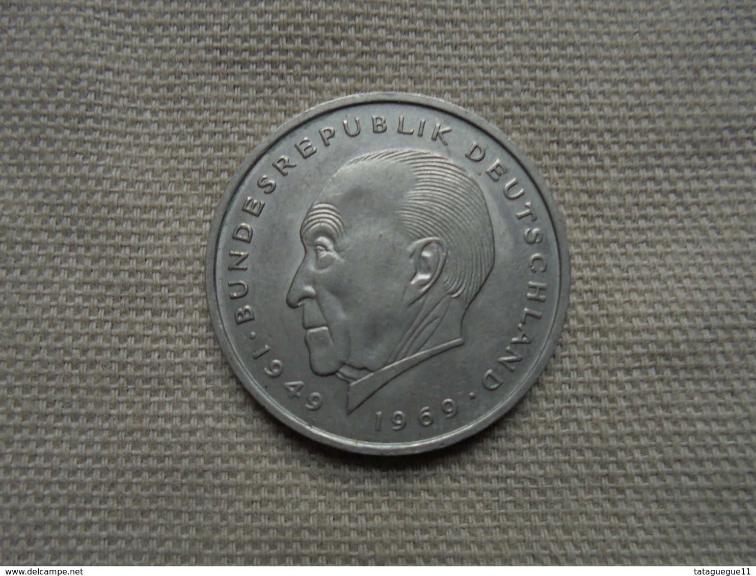 Ancien - Pièce De 2 Deutsche Mark 1971 (Revers 1949-1969) - 2 Mark