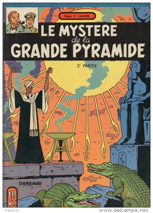 E.P. Jacobs - Blake Et Mortimer - Le Mystere De La Grande Pyramide, 2 Tomes - Blake Et Mortimer