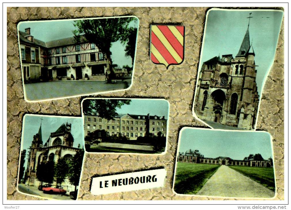 CPSM LE NEUBOURG , Multivue - Le Neubourg