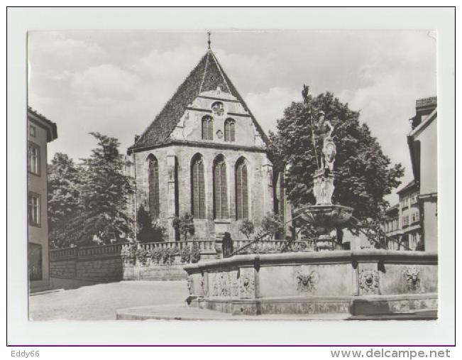 Ansichtskarte Arnstadt-Bachkirche Mit Hopfenbrunnen - Arnstadt