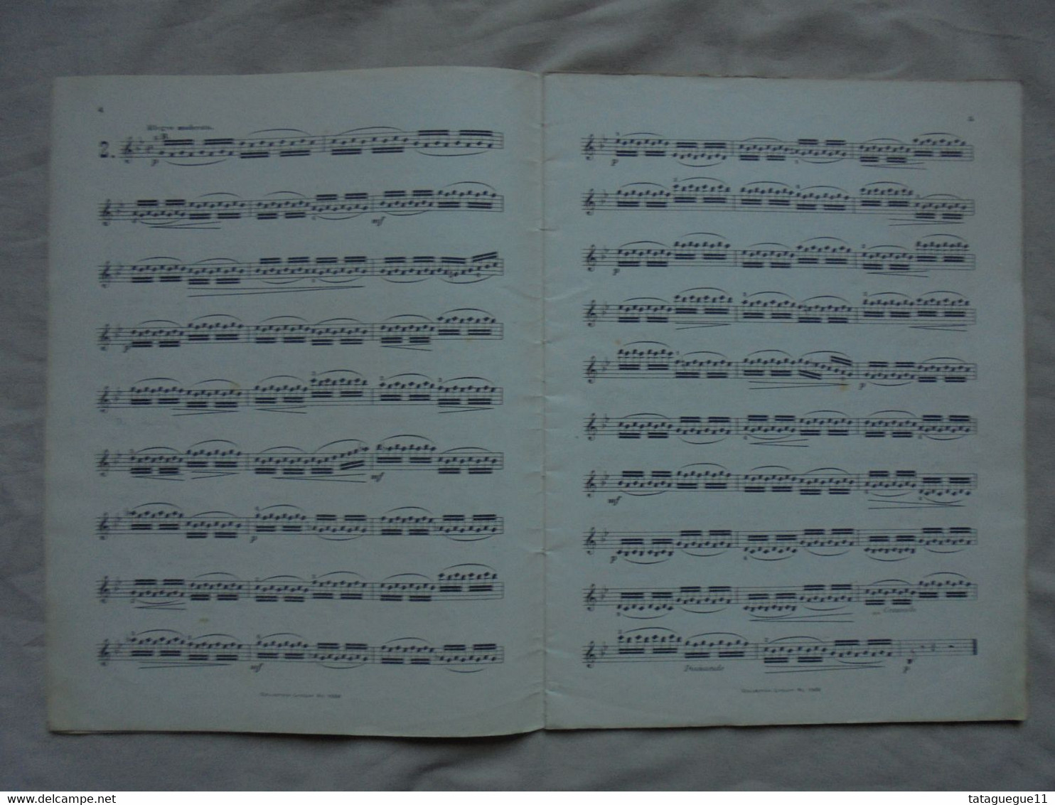 Ancien - Collection LITOLFF N° 1568 A. BLUMENSTENCEL 24 Etudes Violino Solo - Bowed Instruments