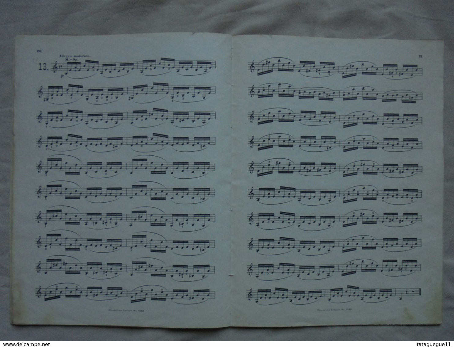 Ancien - Collection LITOLFF N° 1568 A. BLUMENSTENCEL 24 Etudes Violino solo
