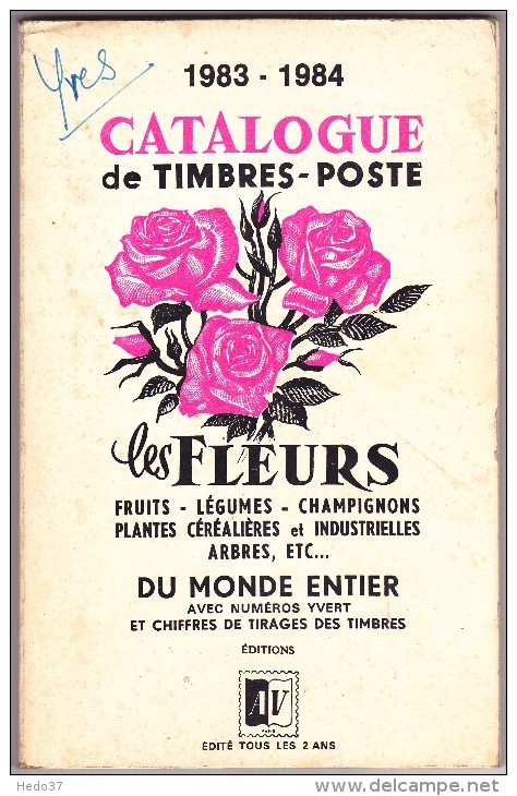 Catalogue Des Fleurs - 1983-1984 - 190 Pages - Philately And Postal History