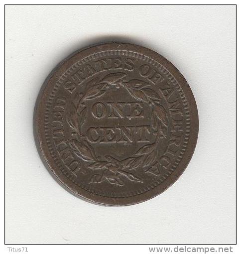 1 Cent - Etats Unis / United States - 1851 Cheveux Tressés / Braided Hair - SPL - 1840-1857: Braided Hair