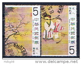 ROC+ China Taiwan 1979 Mi 1283 1285 Gemälde - Used Stamps