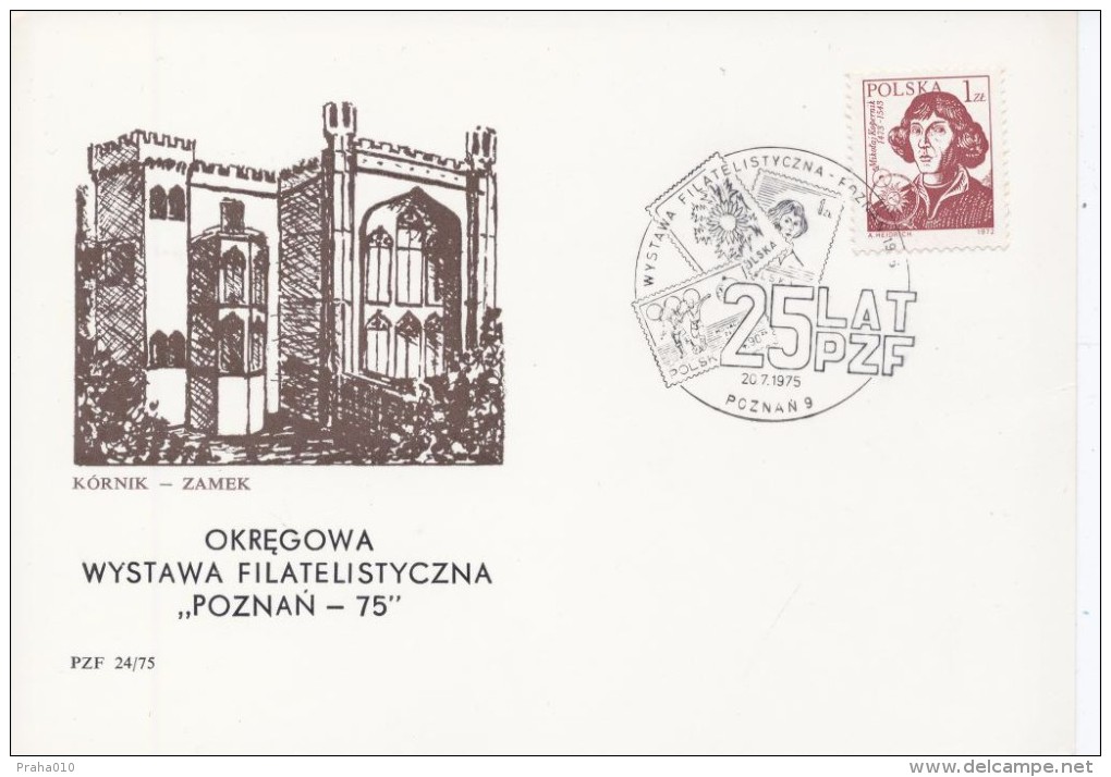 J0618 - Poland (1975) Poznan 9: Regional Philatelic Exhibition POZNAN 1975 (stamps On Postmark) - Timbres Sur Timbres