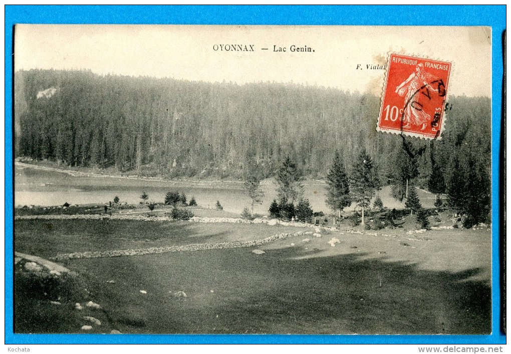 OV1.1272, Lac Genin, Circulée 1912 - Oyonnax
