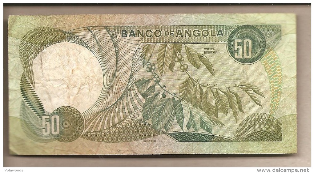 Angola - Banconota Circolata Da 50 Scudi - 1972 - Angola