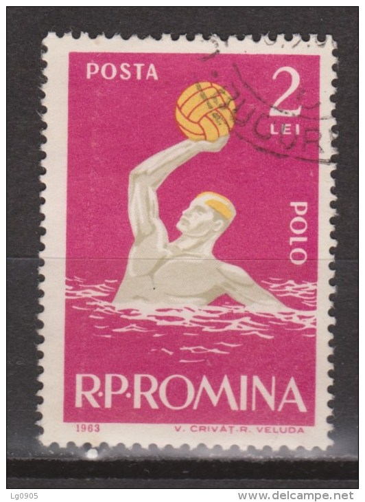 Roemenie, Romania, Romina Used  ; Waterpolo, Water Polo 1963 - Wasserball