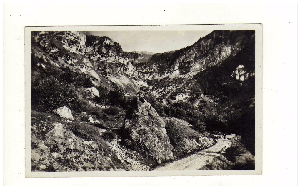 Cpsm N° 27142C LE PETIT BORNAND LES GLIERES Route De Cenise Et Cirque De Chouet - Sonstige & Ohne Zuordnung