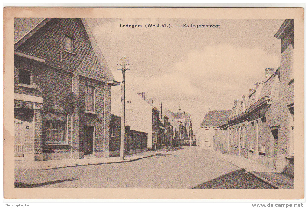 Ledegem, Rollegemstraat (pk17334) - Ledegem