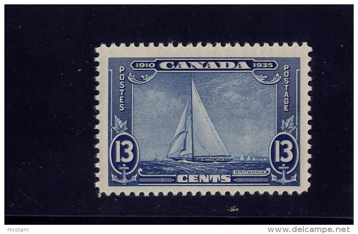 CANADA 1935 # 216,  KGV SILVER JUBILEE,   ROYAL YATCH BRITANIA    F MNH - Neufs