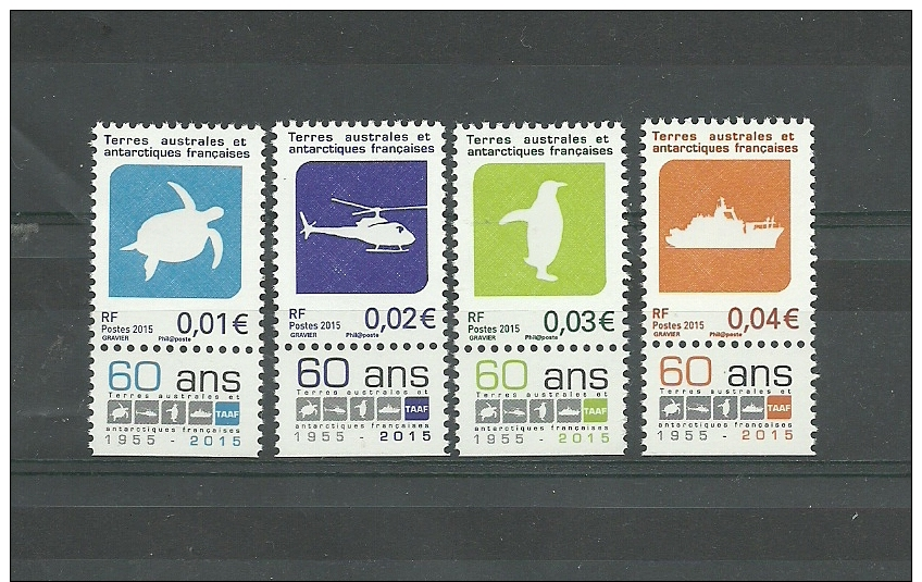2015 - Logos Des Taaf, Millésimés 60 Ans - Nuovi