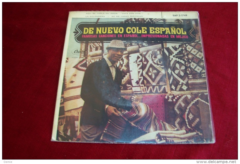 NAT KING COLE   °DE NUEVO COLE ESPANOL - Autres - Musique Espagnole