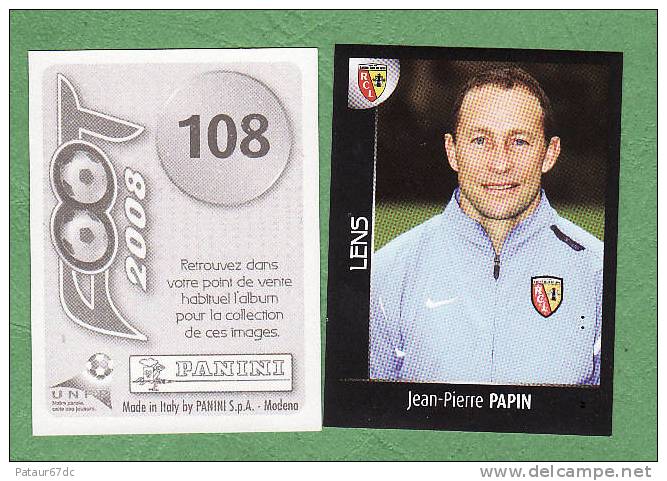 PANINI FOOT 2008 / N° 108 / LENS / PAPIN - French Edition