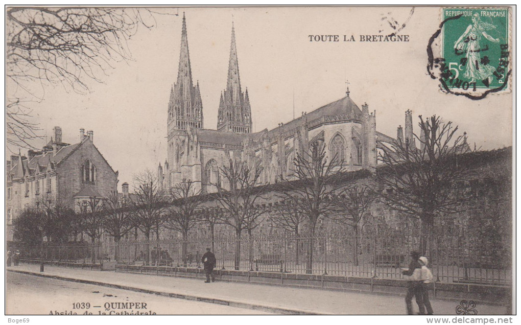 (R)FINISTERE , QUIMPER , Abside De La Cathédrale - Quimper