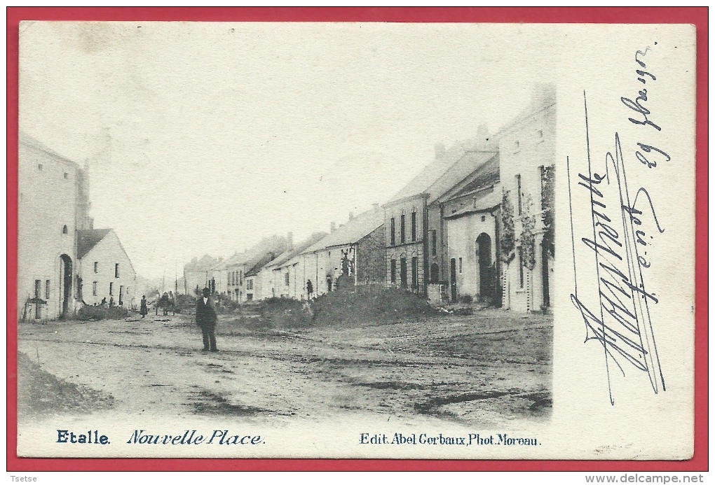 Etalle - Nouvelle Place - 1902  ( Voir Verso ) - Etalle