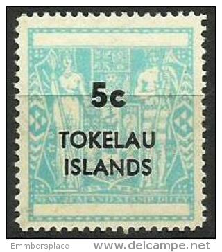 Tokelau - 1968 New Zealand Fiscal Surcharge 5c MNH **  SG 13  Sc 13 - Tokelau