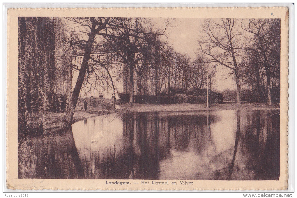 LANDEGEM : Het Kasteel En Vijver - Nevele