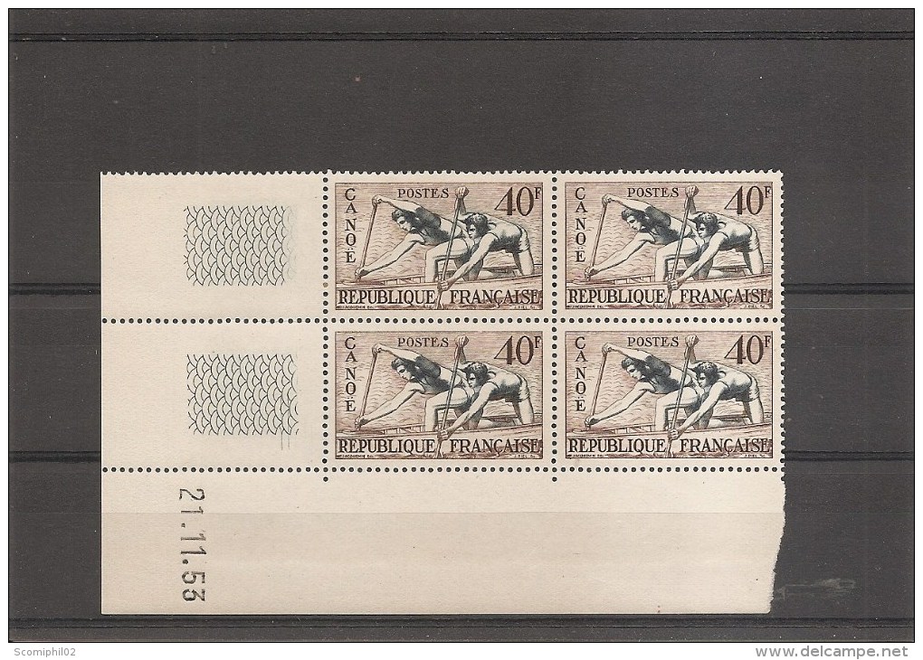 France -Canoé ( 963 En Coin Daté 1953 XXX -MNH) - 1950-1959
