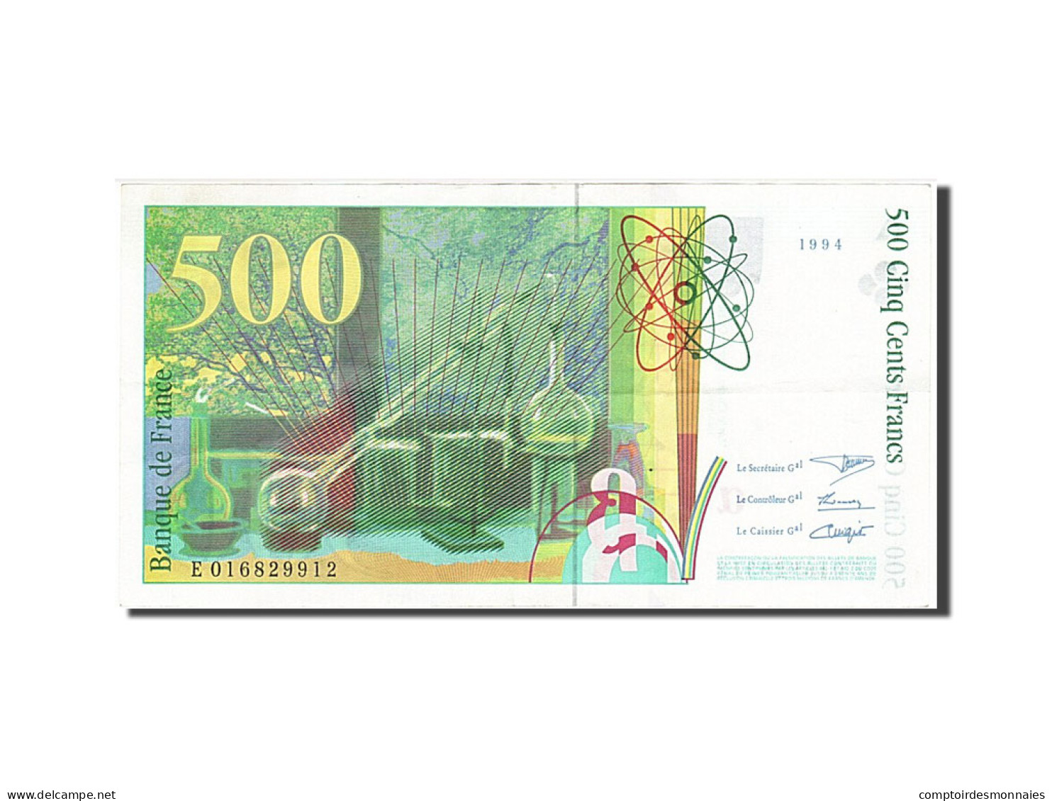 Billet, France, 500 Francs, 500 F 1994-2000 ''Pierre Et Marie Curie'', 1994 - 500 F 1994-2000 ''Pierre Et Marie Curie''