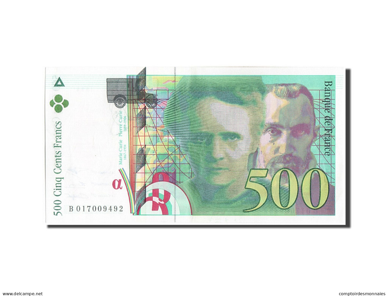 Billet, France, 500 Francs, 500 F 1994-2000 ''Pierre Et Marie Curie'', 1994 - 500 F 1994-2000 ''Pierre Et Marie Curie''