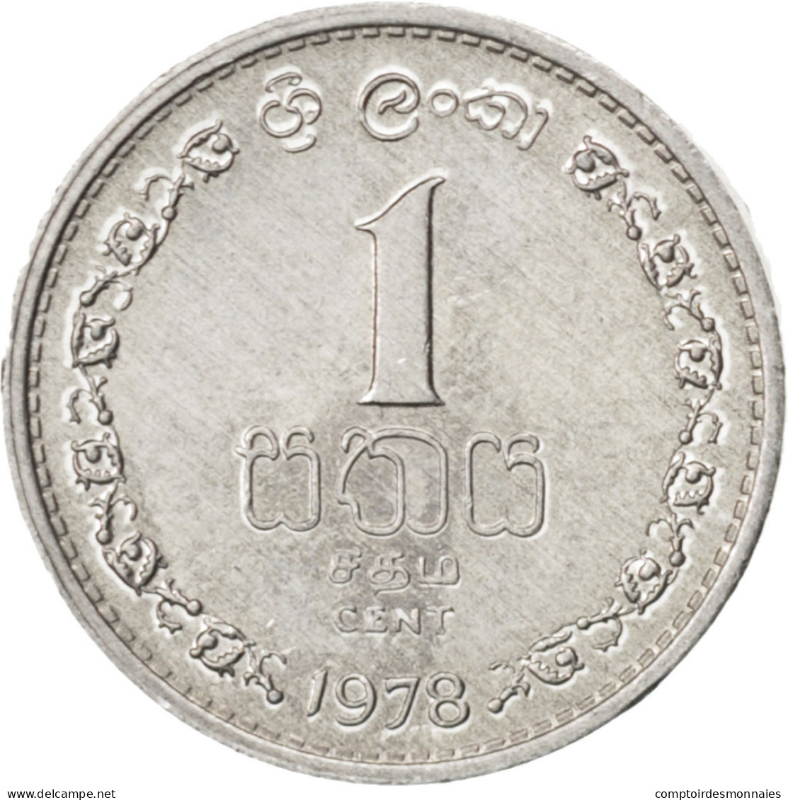 Monnaie, Sri Lanka, Cent, 1978, SPL, Aluminium, KM:137 - Sri Lanka