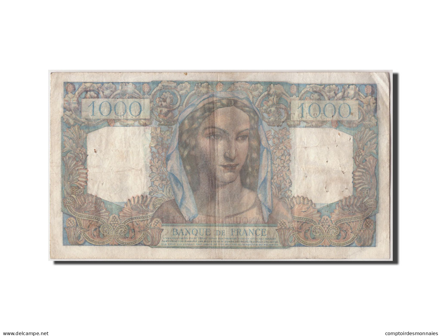 Billet, France, 1000 Francs, 1 000 F 1945-1950 ''Minerve Et Hercule'', 1948 - 1 000 F 1945-1950 ''Minerve Et Hercule''