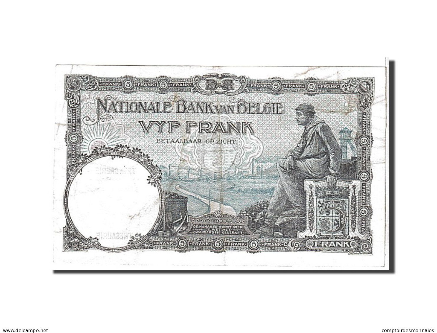 Billet, Belgique, 20 Francs, 1928, TTB - 5 Francos