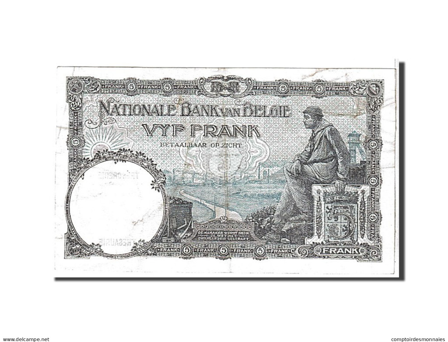 Billet, Belgique, 20 Francs, 1928, TTB - 5 Francs