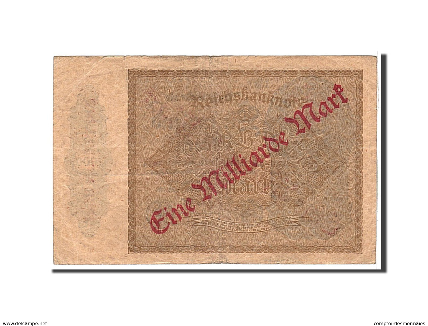 Billet, Allemagne, 1 Milliarde Mark On 1000 Mark, 1922, KM:113a, TB+ - 1 Milliarde Mark