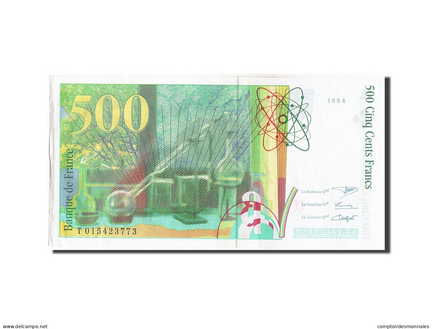 Billet, France, 500 Francs, 500 F 1994-2000 ''Pierre Et Marie Curie'', 1994 - 500 F 1994-2000 ''Pierre Et Marie Curie''