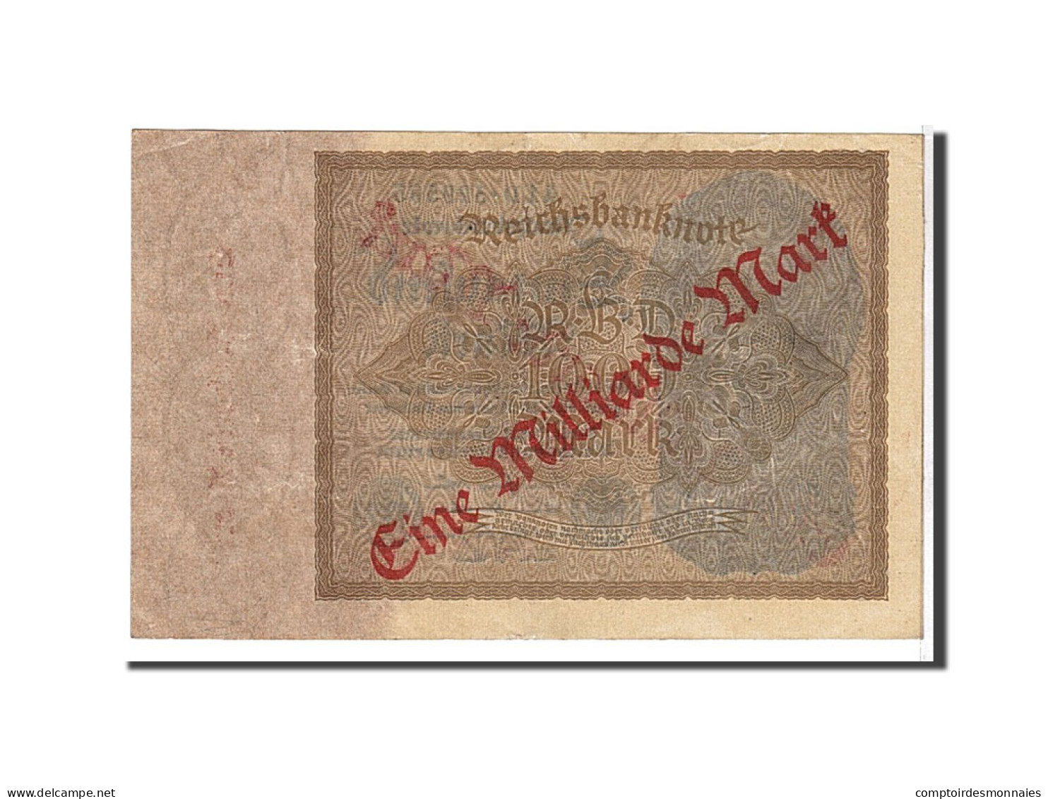 Billet, Allemagne, 1 Milliarde Mark On 1000 Mark, 1922, SUP - 1000 Mark