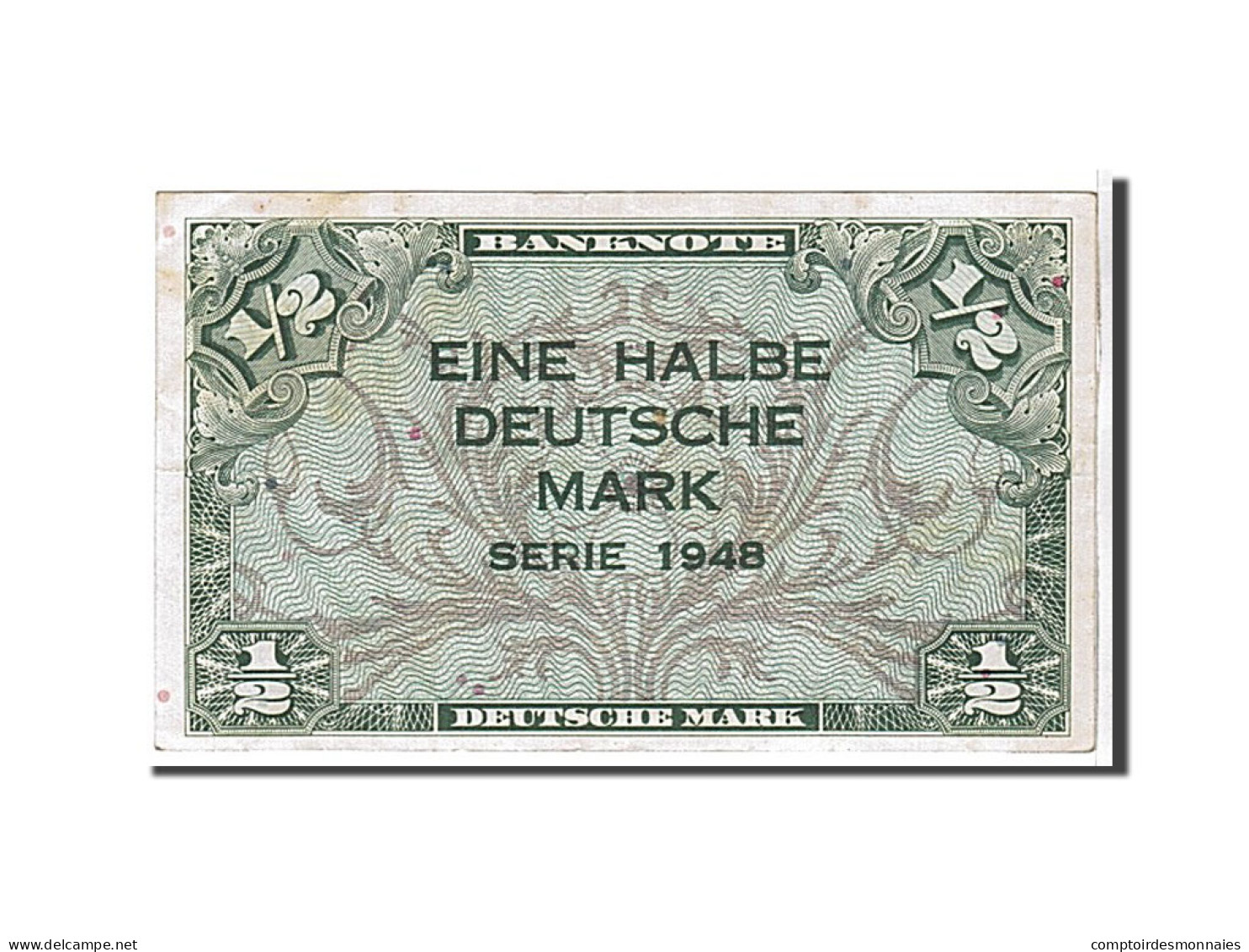 Billet, République Fédérale Allemande, 1/2 Deutsche Mark, 1948, SUP - 1/2 Mark