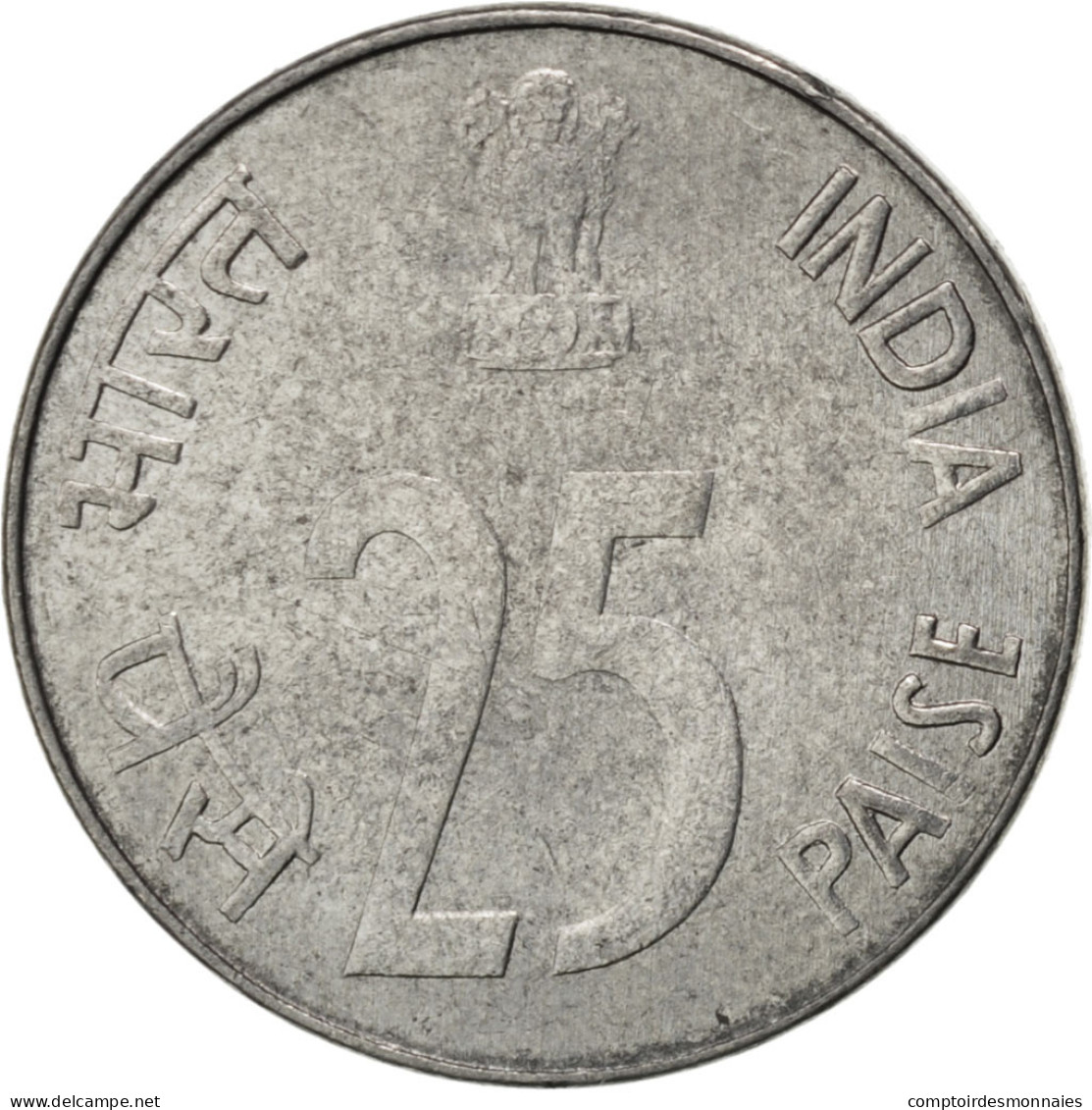 Monnaie, INDIA-REPUBLIC, 25 Paise, 2000, SUP, Stainless Steel, KM:54 - India