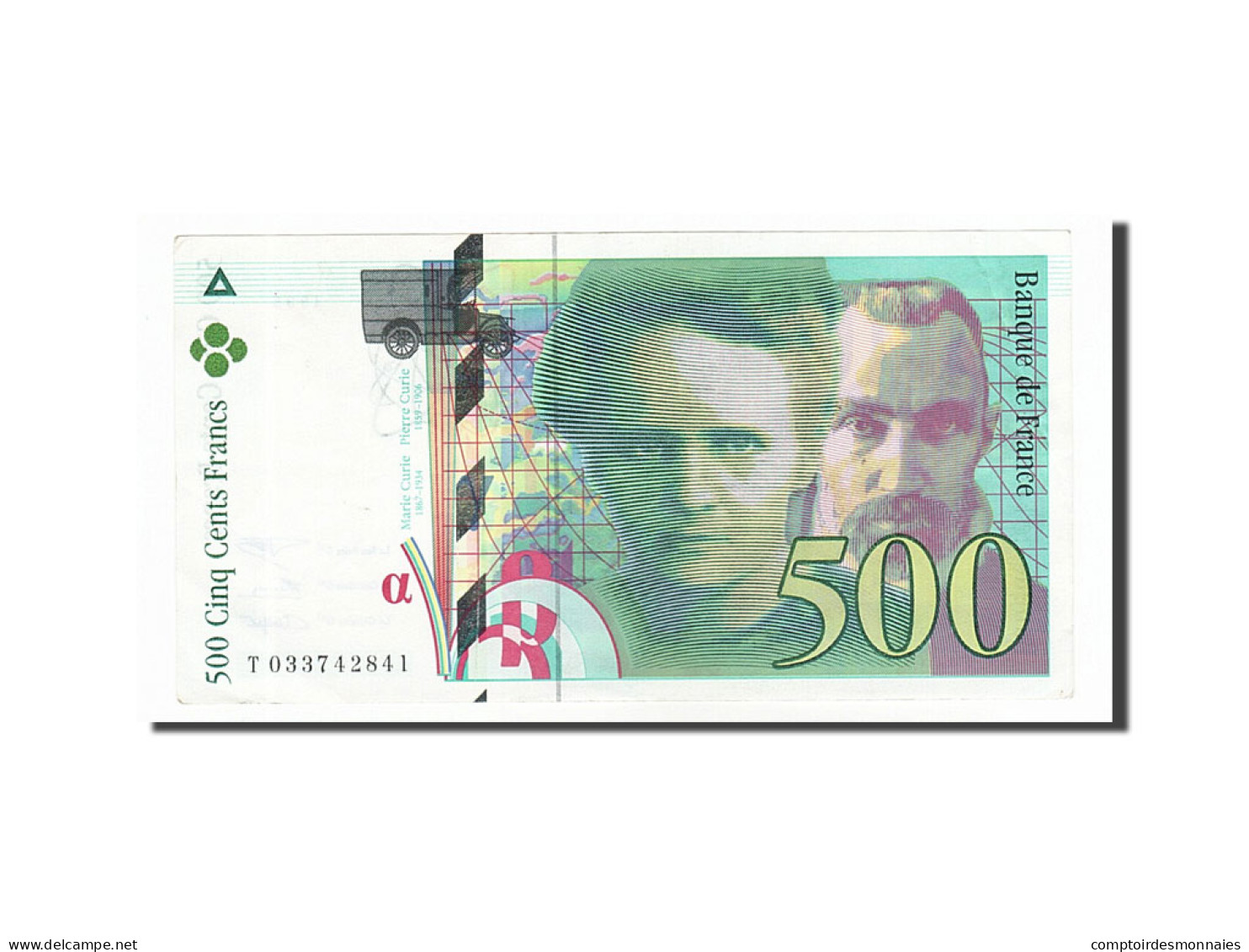 Billet, France, 500 Francs, 500 F 1994-2000 ''Pierre Et Marie Curie'', 1995 - 500 F 1994-2000 ''Pierre Et Marie Curie''