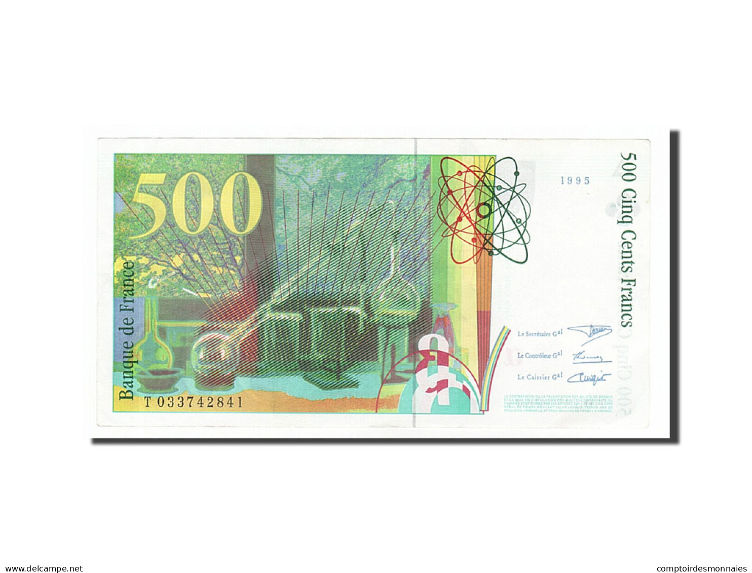 Billet, France, 500 Francs, 500 F 1994-2000 ''Pierre Et Marie Curie'', 1995 - 500 F 1994-2000 ''Pierre En Marie Curie''