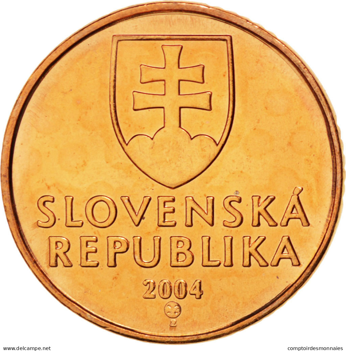 Monnaie, Slovaquie, 50 Halierov, 2004, FDC, Copper Plated Steel, KM:35 - Slowakei