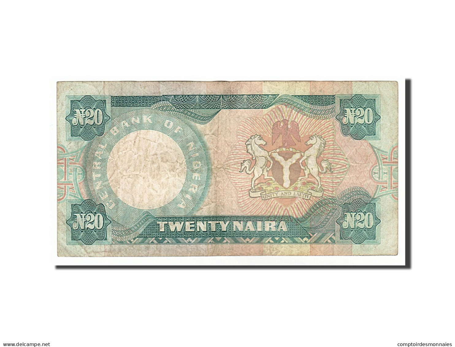 Billet, Nigéria, 20 Naira, 1984, TB+ - Nigeria