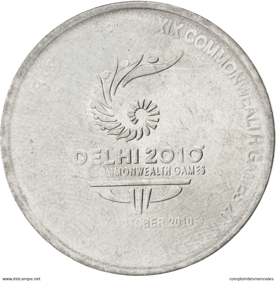 Monnaie, INDIA-REPUBLIC, 2 Rupees, 2010, SPL, Stainless Steel, KM:401 - Inde