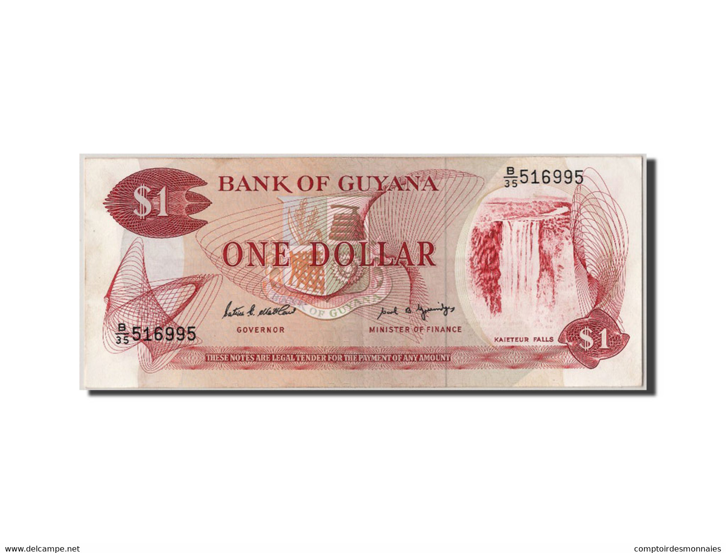 Billet, Guyana, 1 Dollar, SUP - Guyana