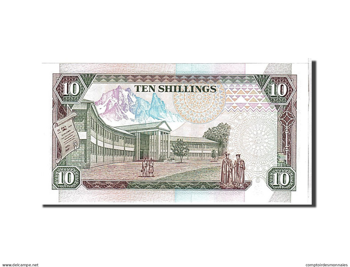 Billet, Kenya, 10 Shillings, 1993, NEUF - Kenya