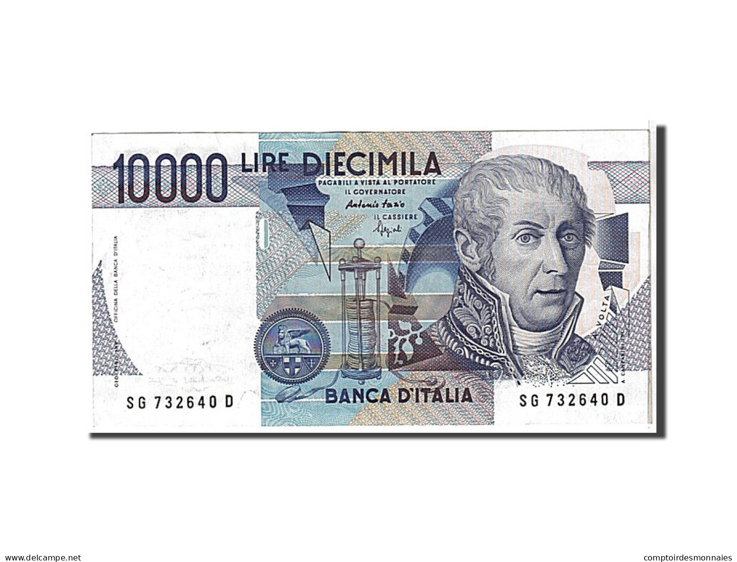 Billet, Italie, 10,000 Lire, 1984, KM:112c, TTB+ - 10.000 Lire