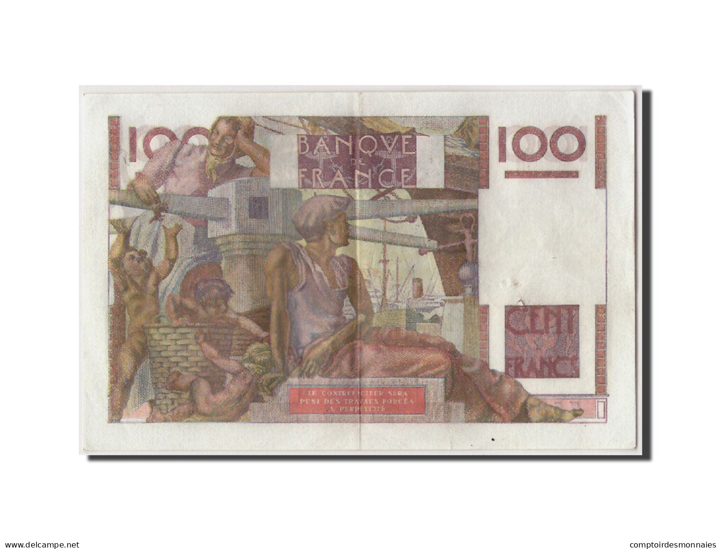 Billet, France, 100 Francs, 100 F 1945-1954 ''Jeune Paysan'', 1949, 1949-02-17 - 100 F 1945-1954 ''Jeune Paysan''