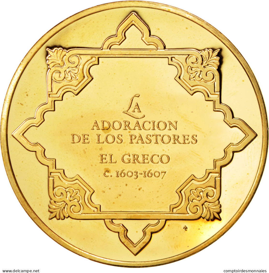 Espagne, Medal, Arts & Culture, FDC, Bronze - Otros & Sin Clasificación