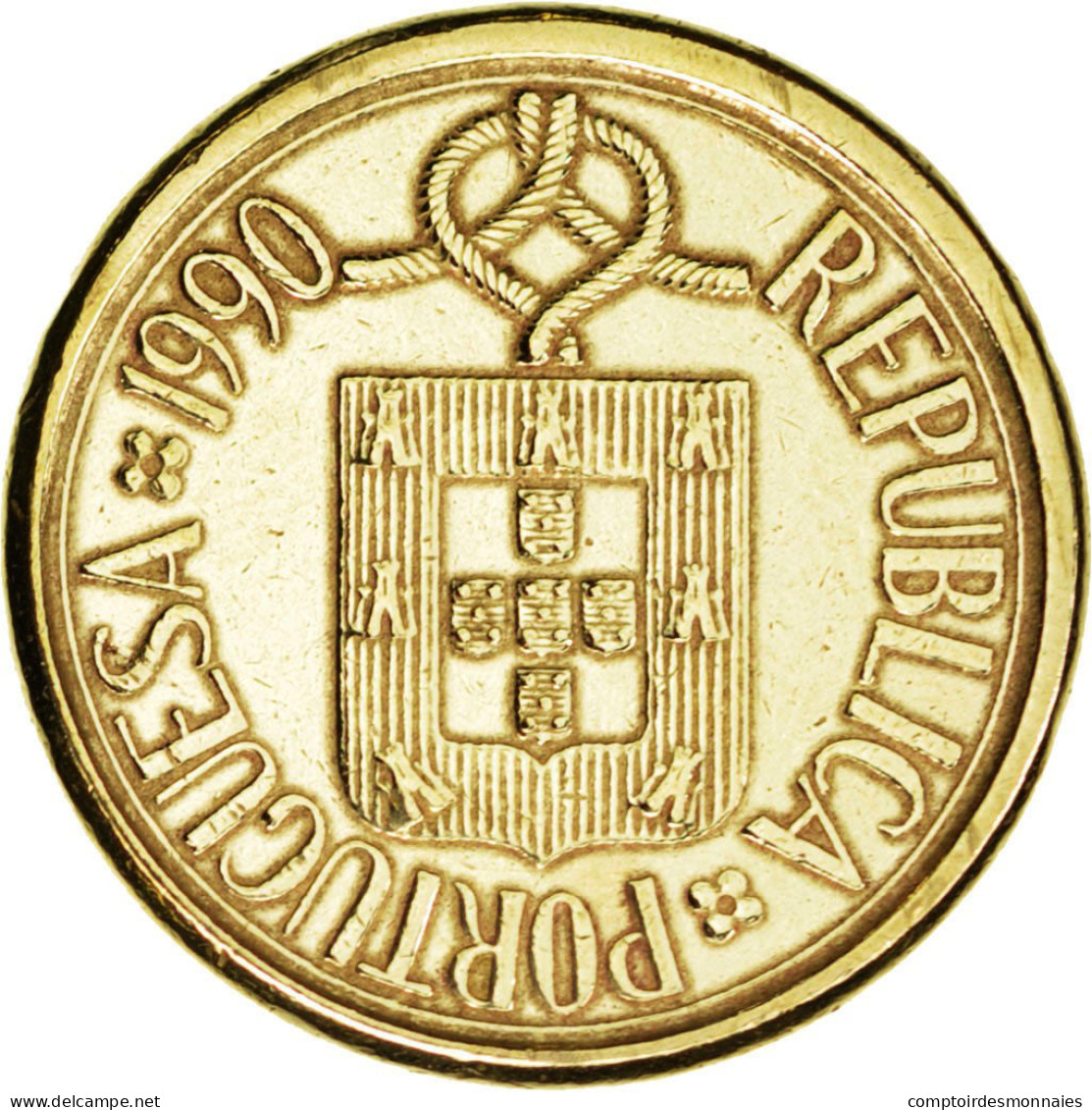 Monnaie, Portugal, 10 Escudos, 1990, SPL, Nickel-brass, KM:633 - Portugal