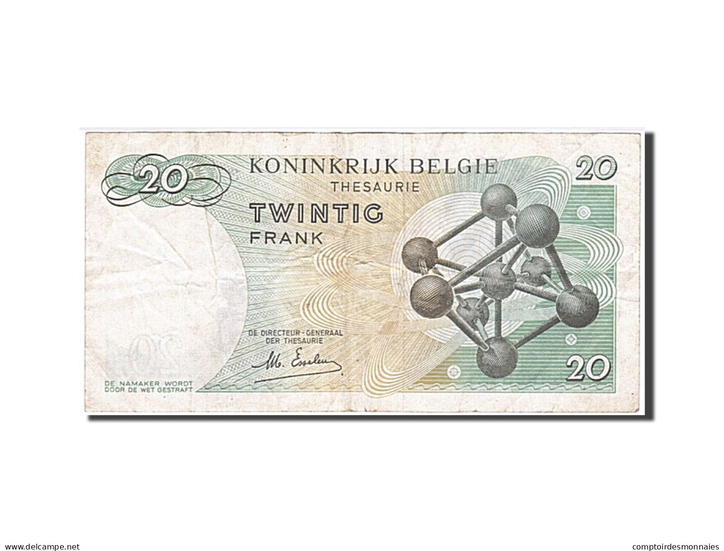 Billet, Belgique, 20 Francs, 1964, 1964-06-15, TTB - Other & Unclassified