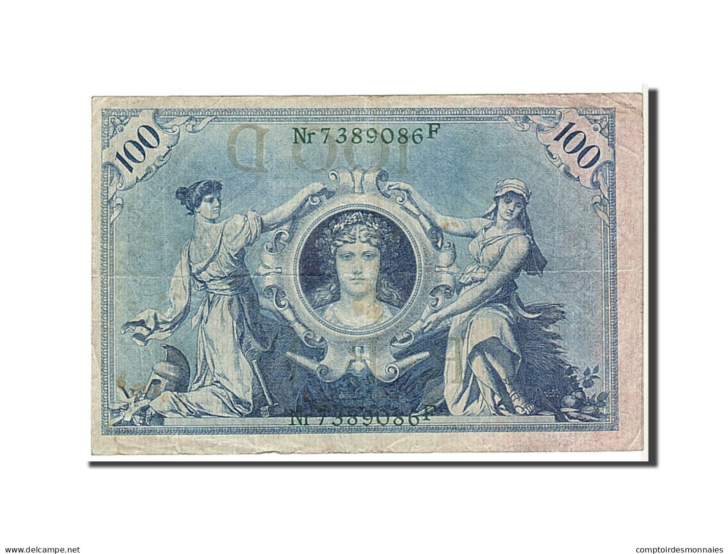 Billet, Allemagne, 100 Mark, 1908, KM:34, TTB - 100 Mark