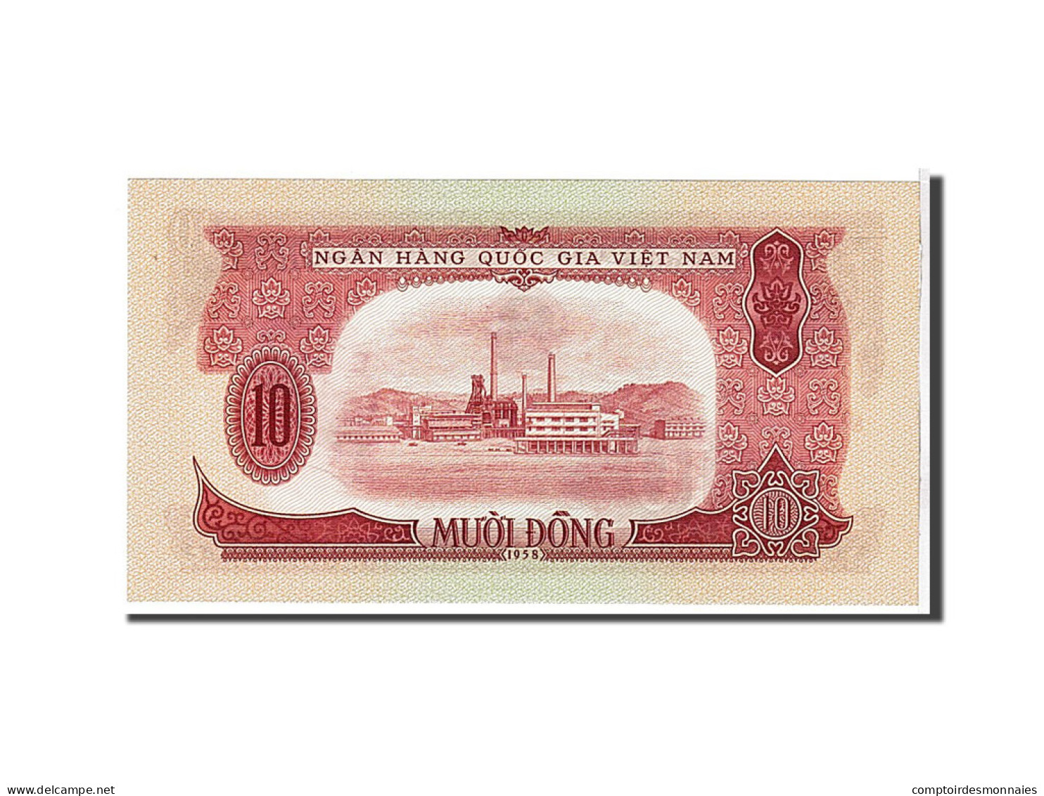 Billet, Viet Nam, 10 D<ox>ng, 1958, NEUF - Vietnam